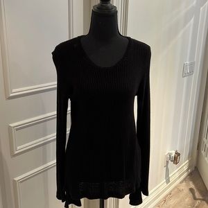 LNA black top with open back size small